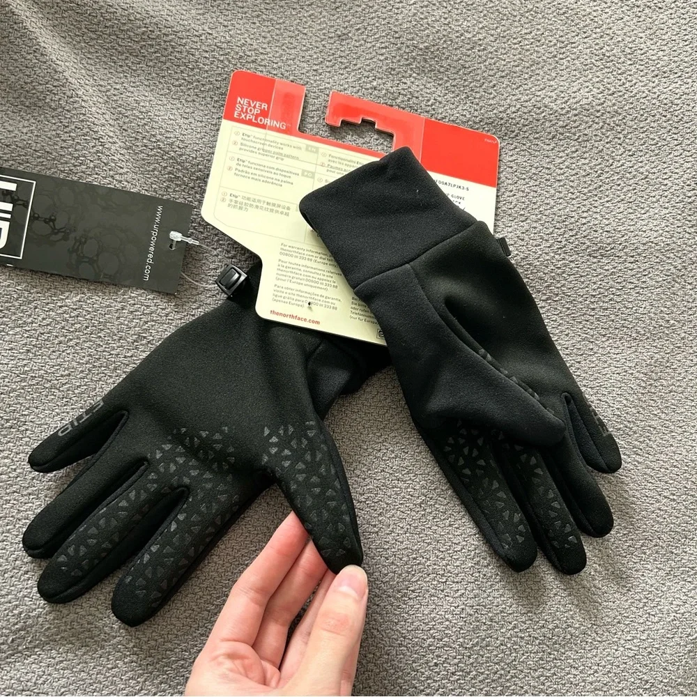 The North Face Women's Etip Recycled Gloves Black Small NWT Winter Ski Outdoor